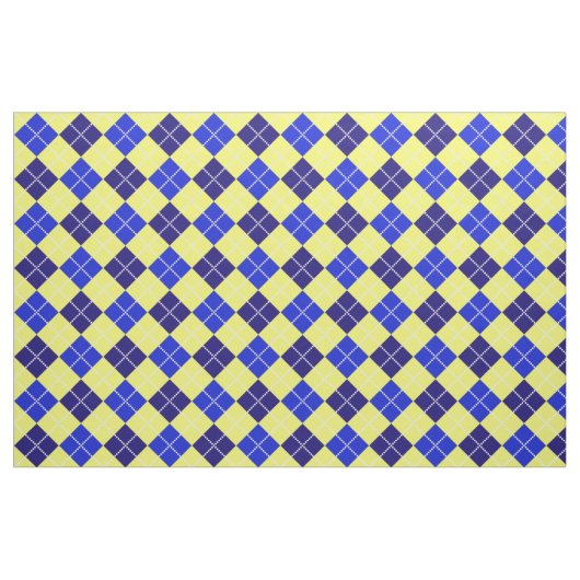 Blau-u. GoldRaute Stoff (Fat Quarter (45,7 x 55,9 cm))