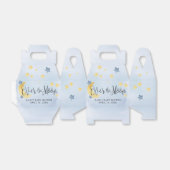 Blau über dem Mond, Babyduschenmoon-Sterne Geschenkschachtel (Ungefaltet)