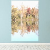 Blau über dem Wasser Leinwanddruck (Insitu (Holzboden))