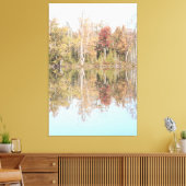 Blau über dem Wasser Leinwanddruck (Insitu (Wohnzimmer))