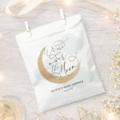 Blau über der Mond Babydusche Geschenktütchen (Ausgeschnitten)