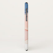 Blau und Abstrakte Tintenwaschmittel mit Name Case-Mate iPhone Hülle (Hinten/Links)