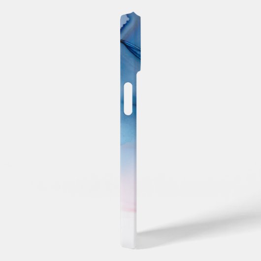 Blau und Abstrakte Tintenwaschmittel mit Name Case-Mate iPhone Hülle (Rückseite / Rechts)