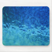 Blau und Aqua-Hartglas Mousepad (Vorne)