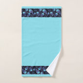Blau und aquamarin badhandtuch set (Handtuch)
