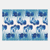 Blau und Aquamarin Irische Geschenkpapier Set (Vorderseite 2)