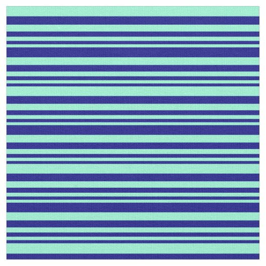 Blau und Aquamarine Farbmuster Stoff (Nahaufnahme)