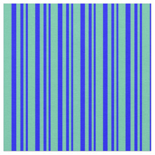 Blau- und Aquamarine-Muster Stoff