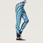 Blau-und Augen-Süßigkeit Leggings (Rechts)