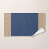 Blau und Beige Badhandtuch Set (Handtuch)