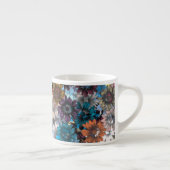 Blau und braun espressotasse (Rechts)