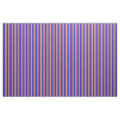 Blau und braun, farbig gestreift/Muster mit Linse Stoff (Yard (91,4 cm))