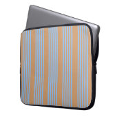 Blau und braun, fünf Streifen Laptopschutzhülle (Vorderseite Links)