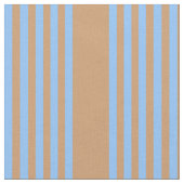 Blau und braun, fünf Streifen Stoff (Nahaufnahme)