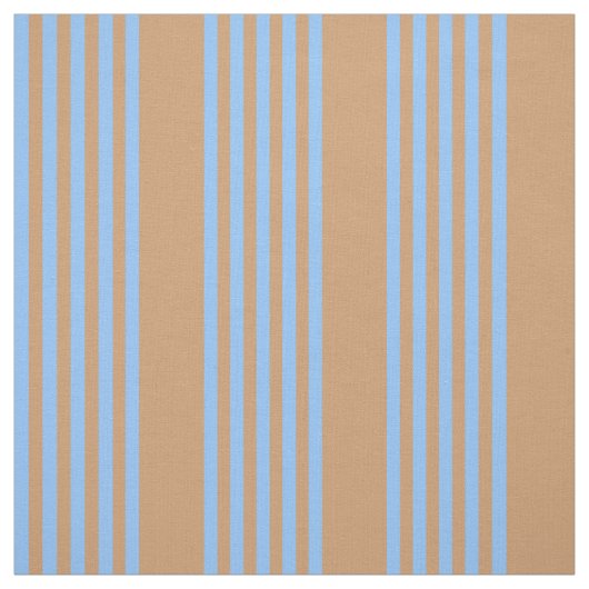 Blau und braun, fünf Streifen Stoff (Muster)