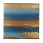 blau und bronze abstrakt fliese (Vorderseite)