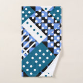 Blau und dunkelblau badhandtuch set (Handtuch)