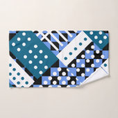 Blau und dunkelblau badhandtuch set (Handtuch)