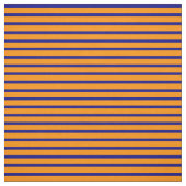 Blau- und dunkelorangefarbenes Muster Stoff (Muster)