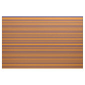 Blau- und dunkelorangefarbenes Muster Stoff (Fat Quarter (45,7 x 55,9 cm))