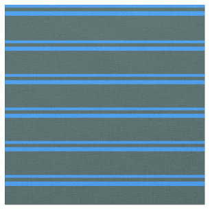 Blau- und Dunkelschiefer Graustreifen/Blattmuster Stoff