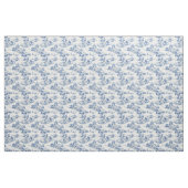 Blau- und Elfenbein-Toile Stoff (Yard (91,4 cm))