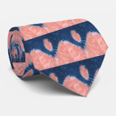 Blau-und Erdton-Pfeil-Krawatte Krawatte (Gerollt)