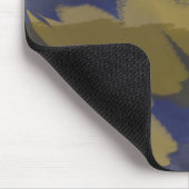 Blau und gelb abstrakt mousepad (Ecke)