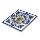 💛💙 Blau und Gelb, Azulejos Fliese (Seite)