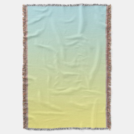 Blau und Gelb Decke (Vorderseite Vertikal)