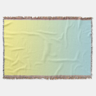 Blau und Gelb Decke