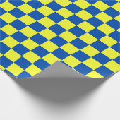 Blau und Gelb Gelb Gelber Schachtel Geschenkpapier (Ecke)