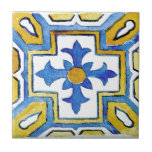 Blau und Gelb Gemustertes Mittelmeer Fliese<br><div class="desc">Die Gemusterte Aquarell Keramik Tile mit blauen und gelben mediterranen Farbtönen sorgt für ein wirklich bemerkenswertes und kunstvolles Design in Ihrer Küche! Diese einzigartigen Kacheln schaffen mit ihrem kühnen blau-gelben Muster einen exotischen, zeitlosen Look, der bei Unterhaltung sicher ein atemberaubender Konversationsstarter ist. Egal ob Sie sich einen atemberaubenden Backsplash vorstellen...</div>