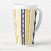 Blau und Gelb gestrichen Milchtasse (Rechte Ecke)