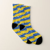 Blau und Gelb in der Ukraine Inspiriert Frieden An Socken (Paar)