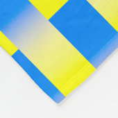 Blau und Gelb in der Ukraine Inspiriert moderne st Fleecedecke (Ecke)