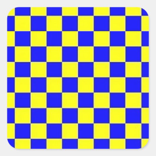 Blau und Gelb ⛲ 💛 🐬 🌙 KARTEN STICKERS (Vorderseite)