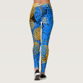 BLAU UND GELB - Leggings (Rückseite)