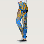 BLAU UND GELB - Leggings (Links)