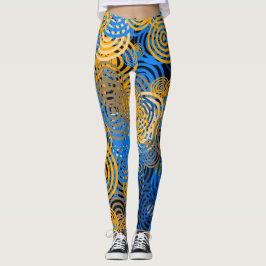 BLAU UND GELB - Leggings