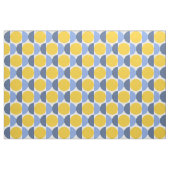 Blau und Gelb Moderne Geometrie Stoff (Fat Quarter (45,7 x 55,9 cm))