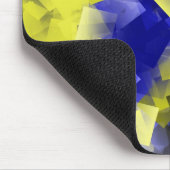 Blau und Gelb Mousepad (Ecke)