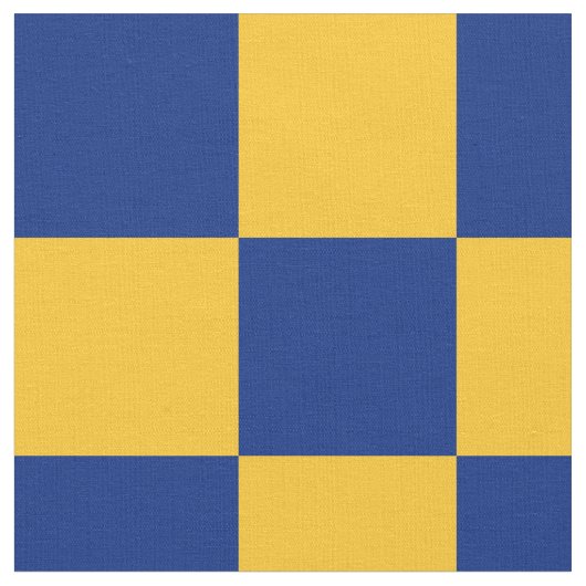Blau und gelb - Muster Stoff (Nahaufnahme)