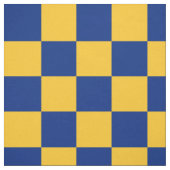 Blau und gelb - Muster Stoff (Muster)