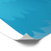 Blau und Gelb Poster (Ecke)