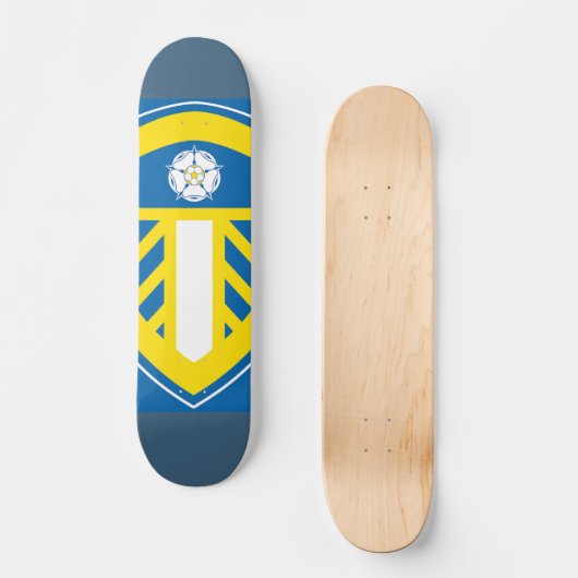 Blau und Gelb Skateboard (Vorderseite)