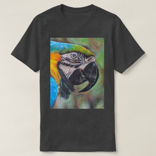 Blau und Gelb T-Shirt (Design vorne)