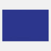 Blau und gelb Tartan kariert. Geschenkpapier Set (Vorderseite 2)