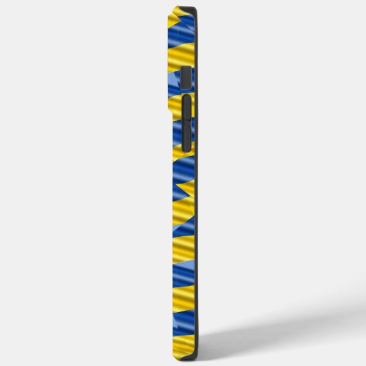 Blau und Gelb Ukraine Inspiration Frieden Anti-Kri Case-Mate iPhone Hülle (Rückseite / Links)