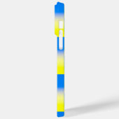 Blau und Gelb Ukraine Inspiration Frieden im Krieg Case-Mate iPhone Hülle (Rückseite / Links)